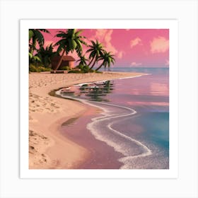 Beach Sunset Art Print