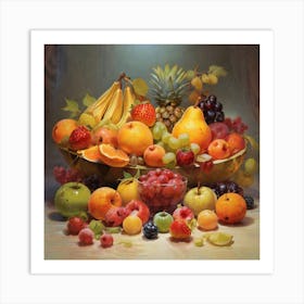 Fruit Bowl Art Print