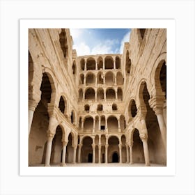 Arches Of A Building Art Print