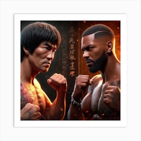 Bruce vs. Jai Art Print