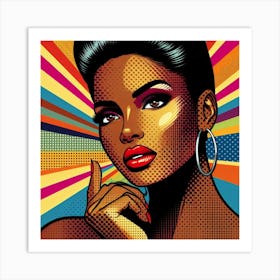 Mandisa Pop Black Woman Art Print