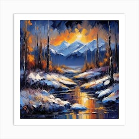 Winter Landscape Art Print