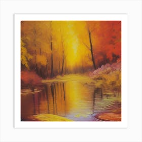 Autumn In The Forest Art Print