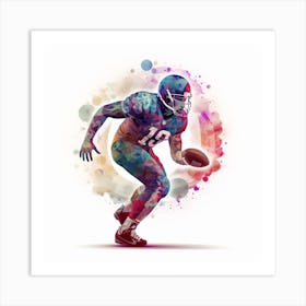 American Football Player Art Print