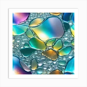 Water Droplets 3 Art Print