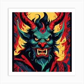 Demon 5 Art Print