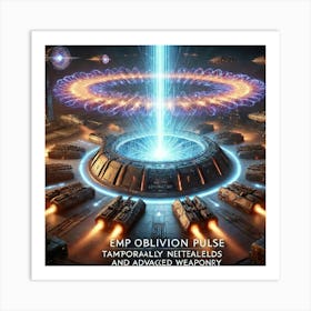 Emp Oblivion Pulse Neutralizes Shields Converted Art Print