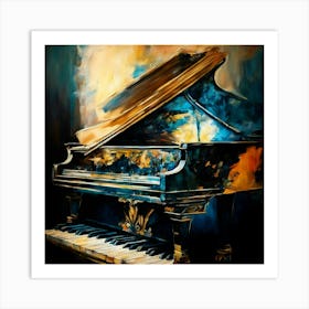 Grand Piano Art Print