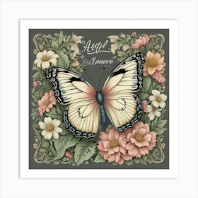 Butterfly Nature Art Wings Of Grace (3) Art Print