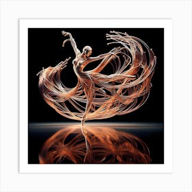 Abstract Dancer Art Print