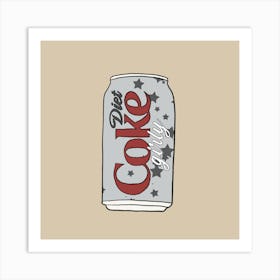 Diet Coke Girly Art Print