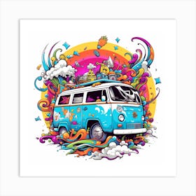 Vw Bus 1 Art Print