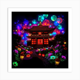 Glow In The Dark 1 Art Print