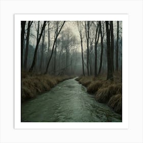 River In The Forest 5 Art Print