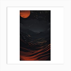 Night Landscape Art Print