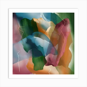 Painting Life Abstract Art Print