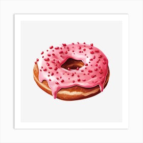 Donut With Icing 3 Art Print