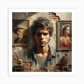 Portrait Of A Man 2 Art Print