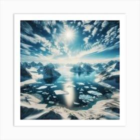 Arctic Landscape Art Print