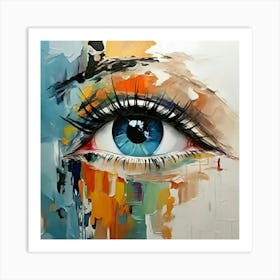 Eye Painting 2 Art Print