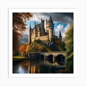 Harry Potter Castle 5 Art Print