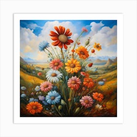 Daisies Art Print