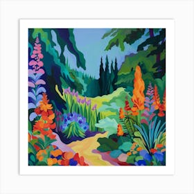 Colourful Gardens University Of British Columbia Canada 1 Art Print