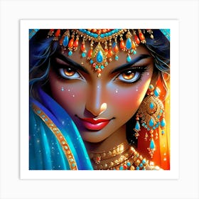 Exotic Beauty Artwork 269 Art Print