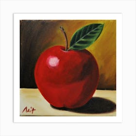 Red Apple Art Print