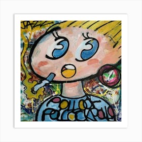 Street Girl Art Print