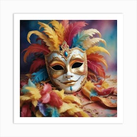 Carnival Mask 10 Art Print