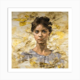 'The Girl In Yellow' Art Print