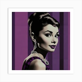 Audrey Hepburn 18 Art Print