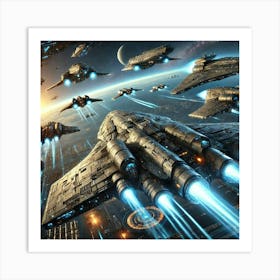 Hyperion Cruisers Converted Art Print