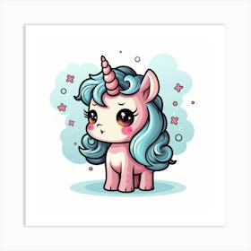 Cute Unicorn 156 Art Print