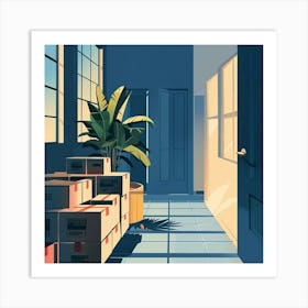 Office Space 3 Art Print