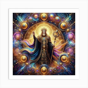 King Of Gods Art Print