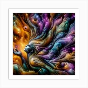 Psychedelic Painting 9 Art Print