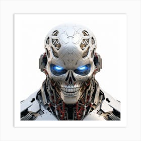 Terminator Head Art Print