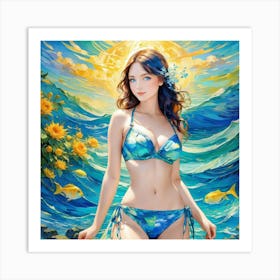 Sailor Girl gu Art Print