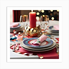 Table Setting Art Print