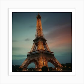 Eiffel Tower 9 Art Print