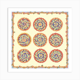 Asm Celtic Rainbow Spirals C70d1e59 9bab 4ea5 8440 C953df70076a Art Print