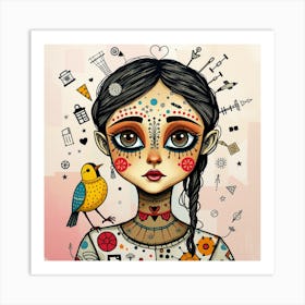 Day Of The Dead Girl 2 Art Print