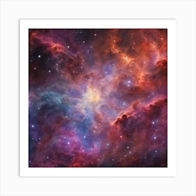 32066 Radiant Nebula, Star Clusters And Gas Clouds Shini Xl 1024 V1 0 Art Print