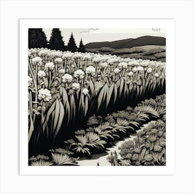 Field Of Flowers Art Print