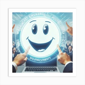 Smiling Business People Art Print