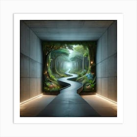 Forest Path Art Print