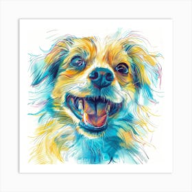 Dog Canvas Print Art Print