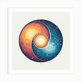 Yin Yang Art Print